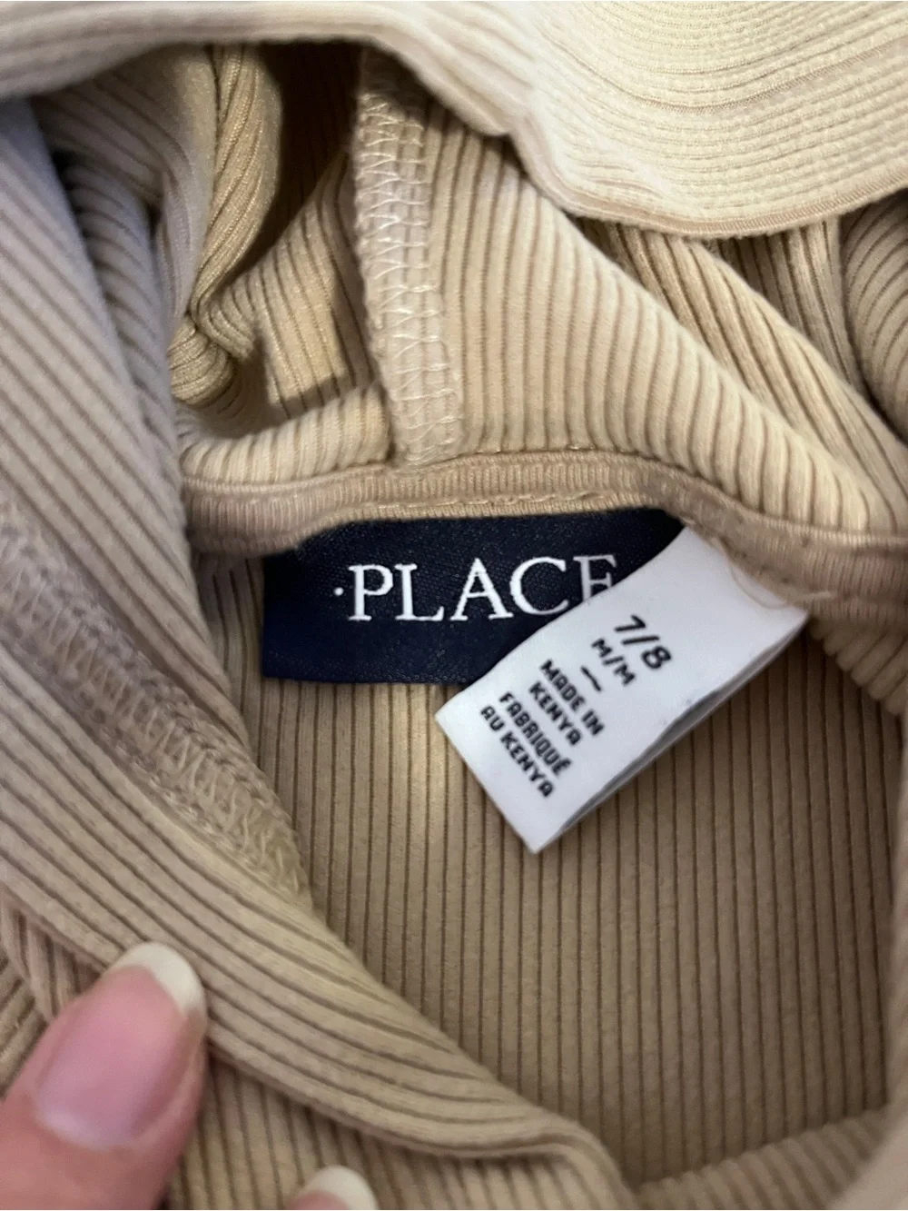 The Children's Place Tan Hoodie & Cargo Jogger Set